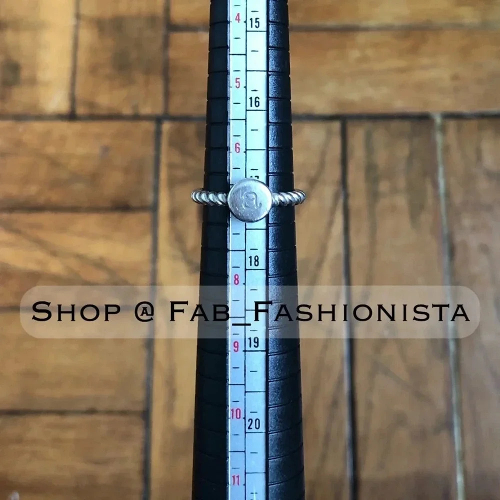 James Avery Retired Initial Ring A - image 5